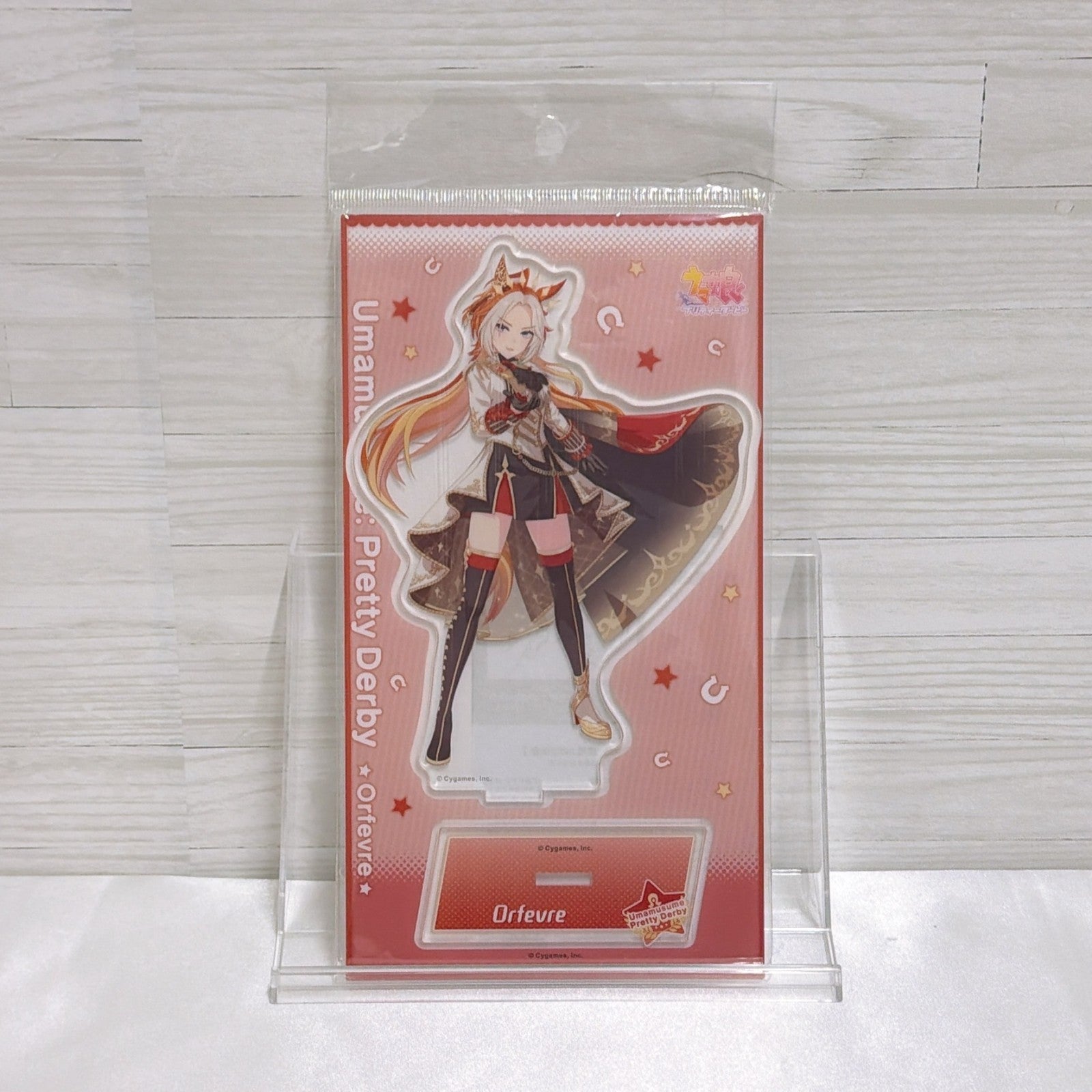 Orfevre Special Fan Set - Umamusume Pretty Derby FuRyu Figure, Idol Horse Plush, Acrylic Stands & Wafer Card