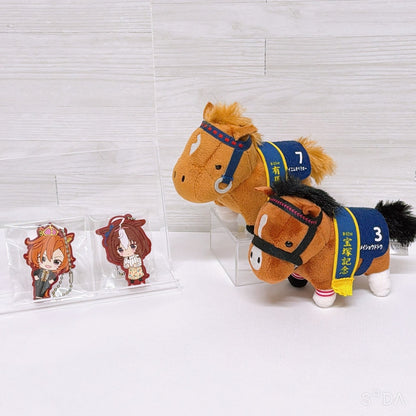 T.M. Opera O and Meisho Doto Thoroughbred Collection 4-Item Mini Plush Mascot Set