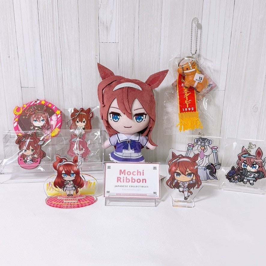 Mihono Bourbon 10-Item Set Umamusume Pretty Derby Plush, Figures and Charms (Pre-owned)