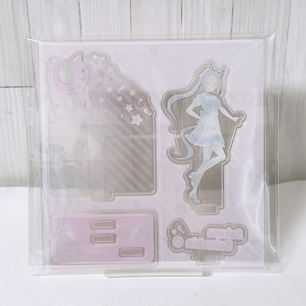 Sakura Bakushin O 5-Item Fan Set - Umamusume Pretty Derby Acrylic Stands, Plush and Badge - image 5
