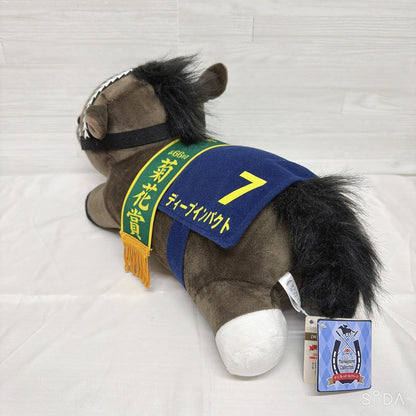 Deep Impact Kikuka Sho Lying Plush - Thoroughbred Collection 40cm - image 3