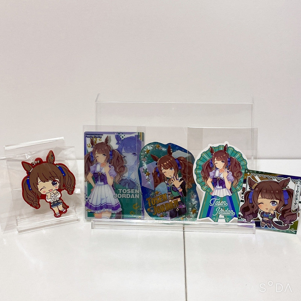Tosen Jordan Rubber Strap, Sticker and Wafer Card Set - Umamusume Pretty Derby 5pc Used