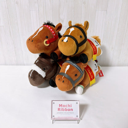 Tokai Teio, Narita Brian, Vodka & Orfevre Thoroughbred Collection Nesoberi Plush Full Set of 4