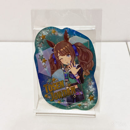 Tosen Jordan Rubber Strap, Sticker and Wafer Card Set - Umamusume Pretty Derby 5pc Used - image 6