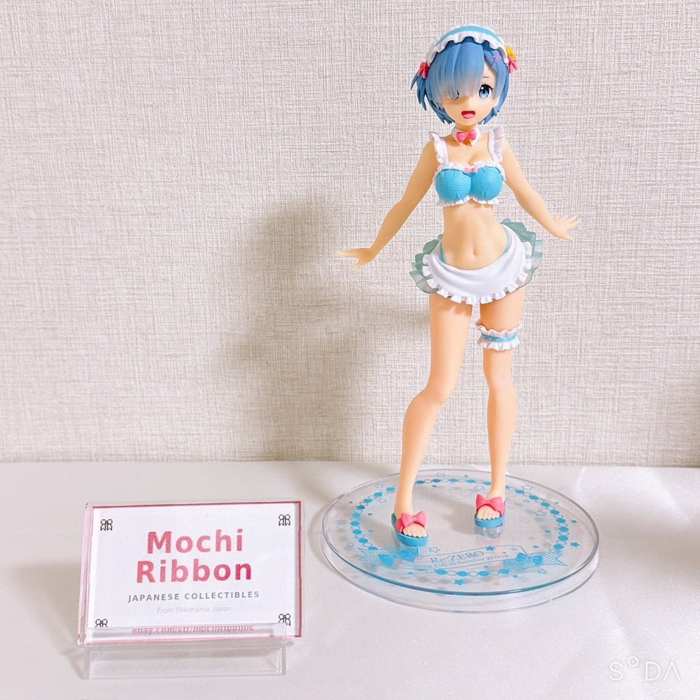 Re:Zero Rem Swimsuit Figure Special Set - 9 Items (Precious / EXQ / LPM / Sega)