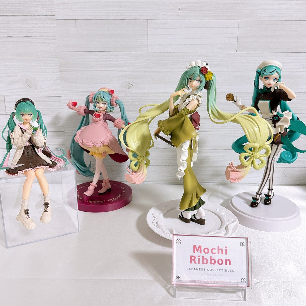 Hatsune Miku 4 Figure Set - Luminasta, Sweet Sweets, Noodle Stopper (SEGA / Furyu)