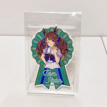 Tosen Jordan Rubber Strap, Sticker and Wafer Card Set - Umamusume Pretty Derby 5pc Used - image 4