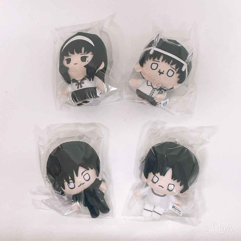 Junji Ito Plush Mascot Keychain Set - Tomie, Soichi, The Boy at the Crossroads & Ryusuke (4-Piece Set)
