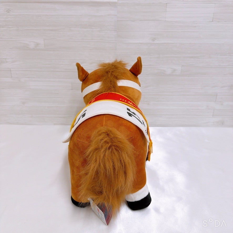Mihono Bourbon Plush Big Thoroughbred Collection Japanese Derby Version H35cm - image 4