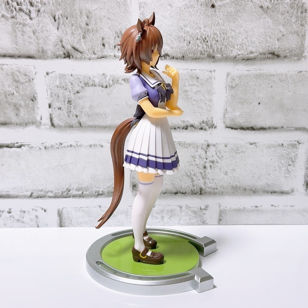 Agnes Tachyon 4pc Set - Uniform Figure, Acrylic Stand, Rubber Mascot & Wafer Card - Umamusume: Pretty Derby