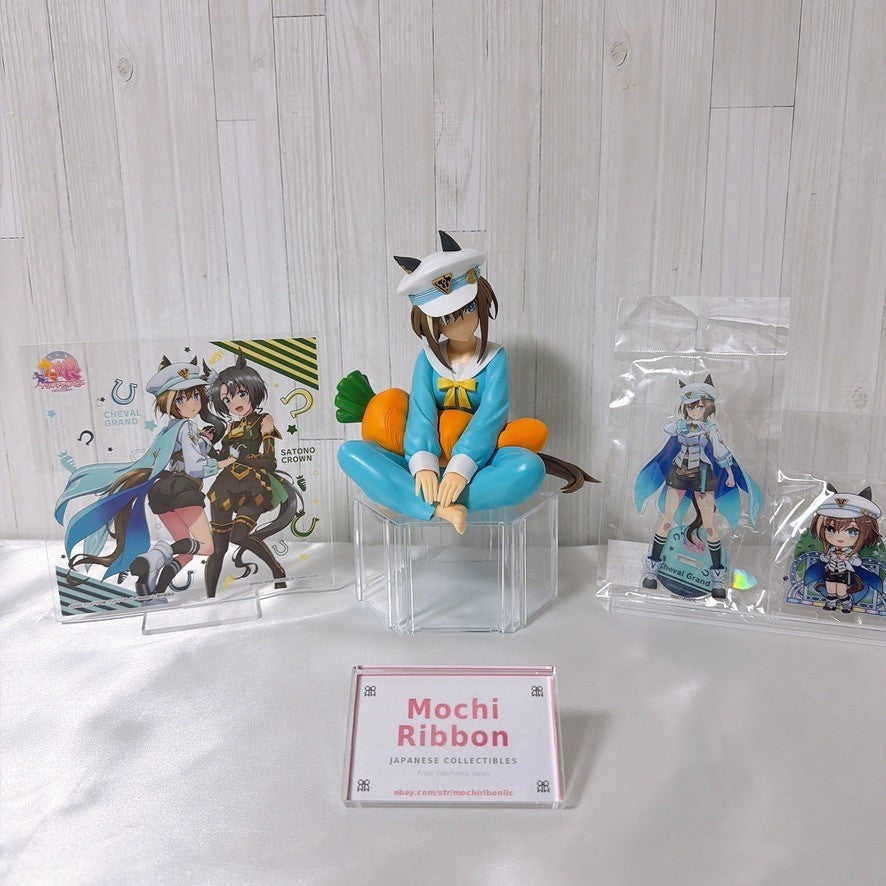 Cheval Grand Special Set - Banpresto Relax Time Figure & Acrylic Stands - Umamusume: Pretty Derby