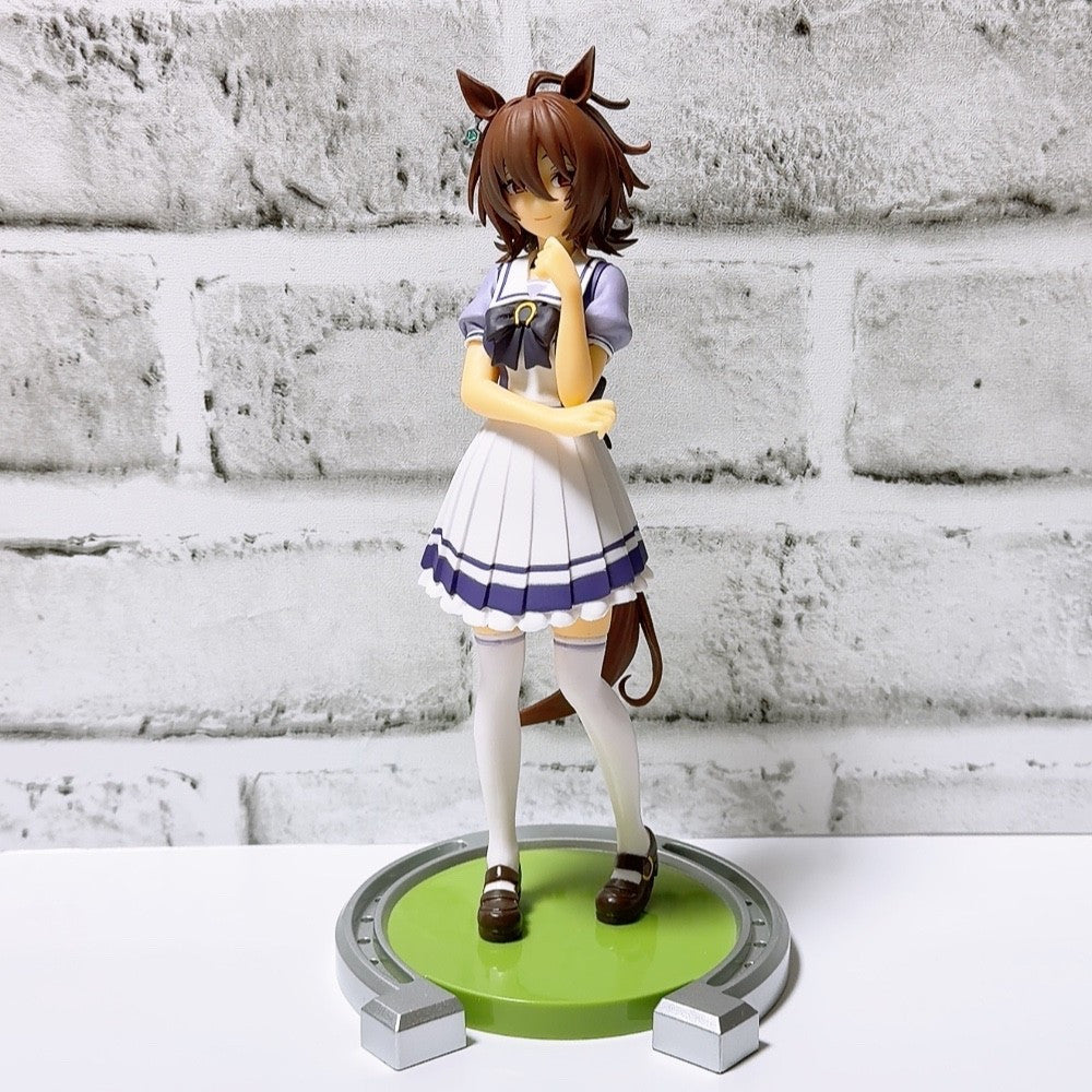 Agnes Tachyon 4pc Set - Uniform Figure, Acrylic Stand, Rubber Mascot & Wafer Card - Umamusume: Pretty Derby