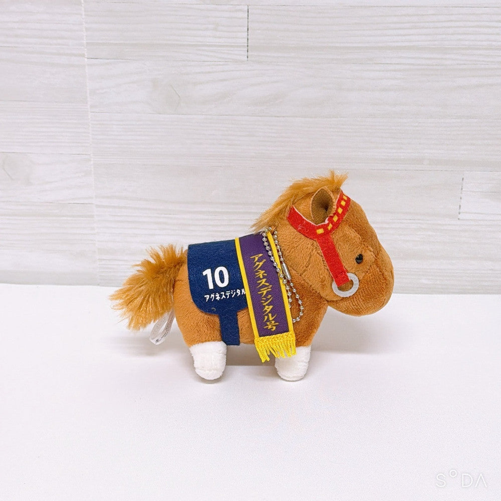 Agnes Digital 4-Item Set - Mini Plush Tenno Sho Ver., Rubber Mascots & Acrylic Charm (Umamusume: Pretty Derby)