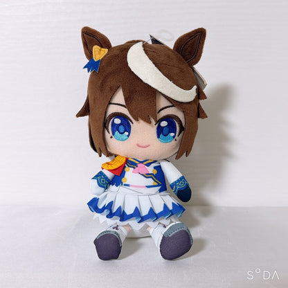 Tokai Teio Chibi Plush - Umamusume: Pretty Derby Bandai Sitting Design Rare
