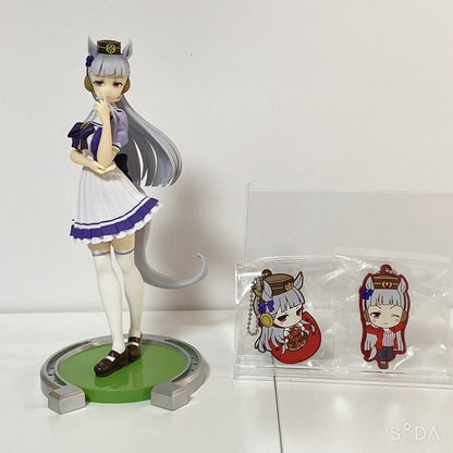 Gold Ship 3-Piece Figure and Rubber Mascot Set - Umamusume: Pretty Derby