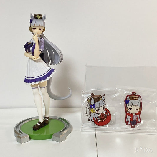 Gold Ship 3-Piece Figure and Rubber Mascot Set - Umamusume: Pretty Derby