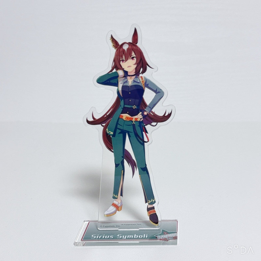 Sirius Symboli 3-Item Set Acrylic Stand Badge Card Umamusume Pretty Derby Pre-owned - image 2