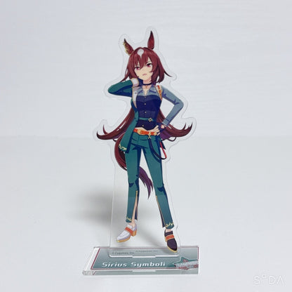 Sirius Symboli 3-Item Set Acrylic Stand Badge Card Umamusume Pretty Derby Pre-owned - image 2