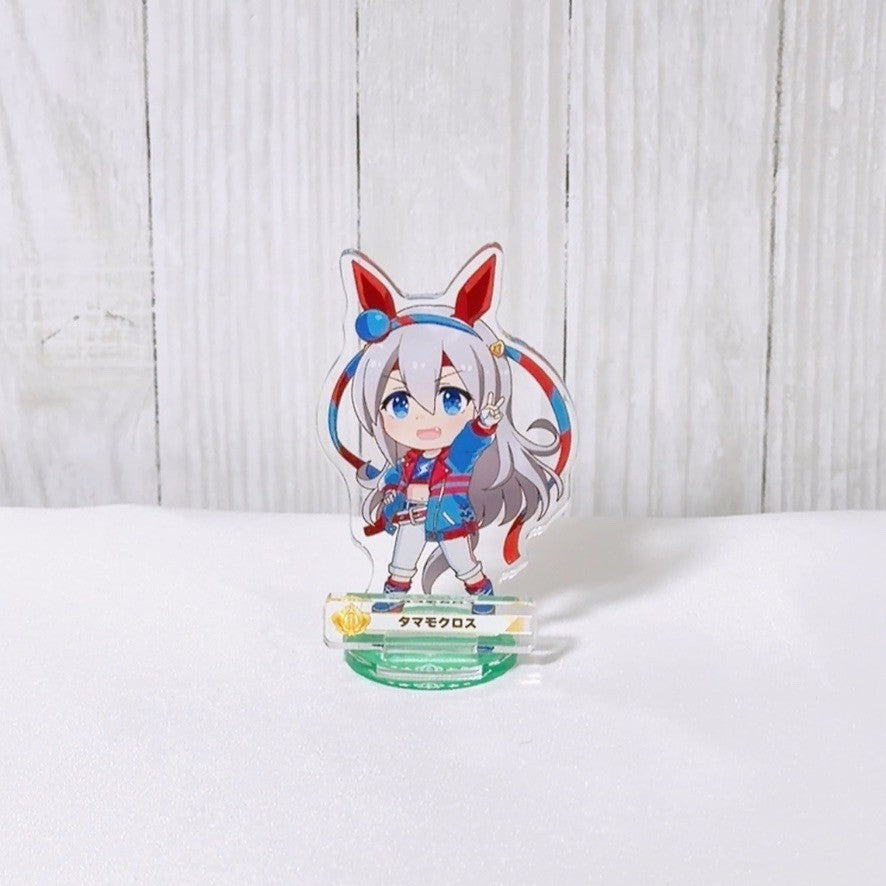 Oguri Cap & Tamamo Cross Cinderella Gray Fan Set - Umamusume Pretty Derby Acrylic Stand & Board Collection