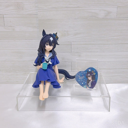 Verxina Relax Time Prize Figure & Heart-Shaped Badge Set - Umamusume Pretty Derby