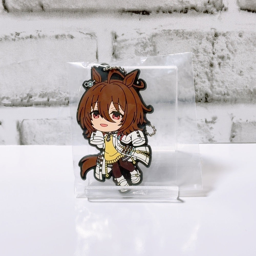 Agnes Tachyon 4pc Set - Uniform Figure, Acrylic Stand, Rubber Mascot & Wafer Card - Umamusume: Pretty Derby