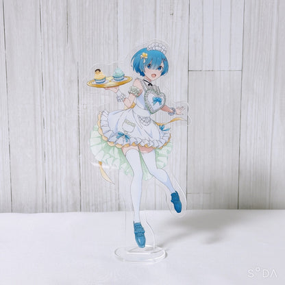 Re:Zero Rem Figure Acrylic Stand Rubber Strap 6-Piece Set - Taito Precious / Sega / Ichiban Kuji