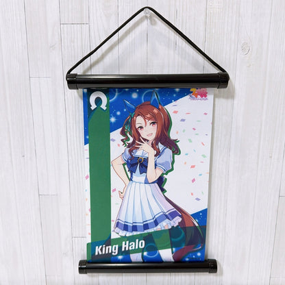 King Halo Goods Set - Umamusume Pretty Derby Mini Tapestry, Rubber Mascots, Charm and Multi Case - image 2