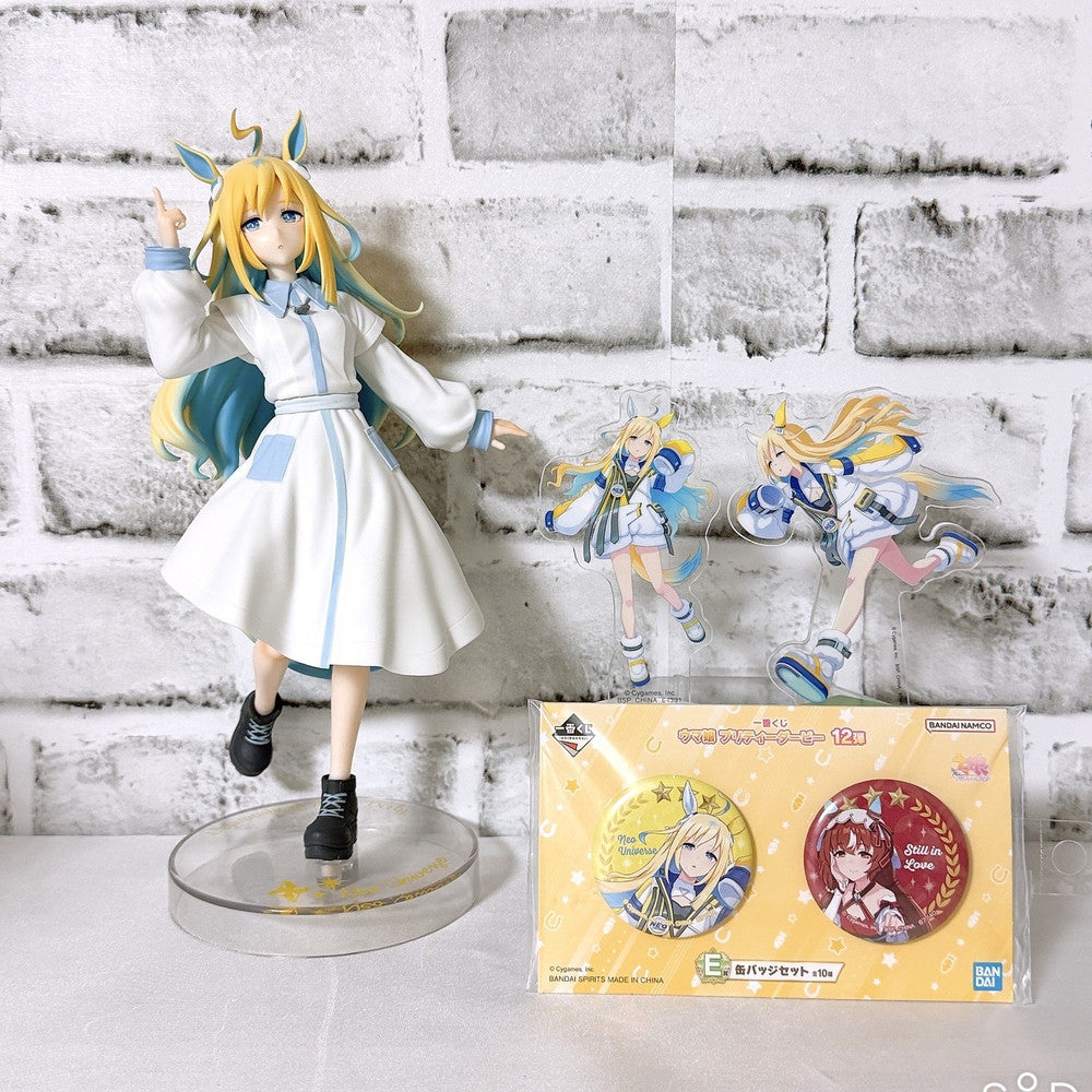 Neo Universe 4-Item Set Figure Acrylic Stands Can Badge Set - Umamusume Pretty Derby