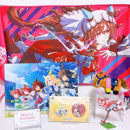 Still in Love 5-Item Set Acrylic Panel, Stand, Can Badge and Mascot Ball Chain from Umamusume Pretty Derby