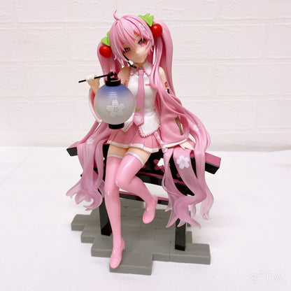 Sakura Miku Figure Set of 3 - Sakura Lantern, Noodle Stopper, Desktop Cute (No Box)