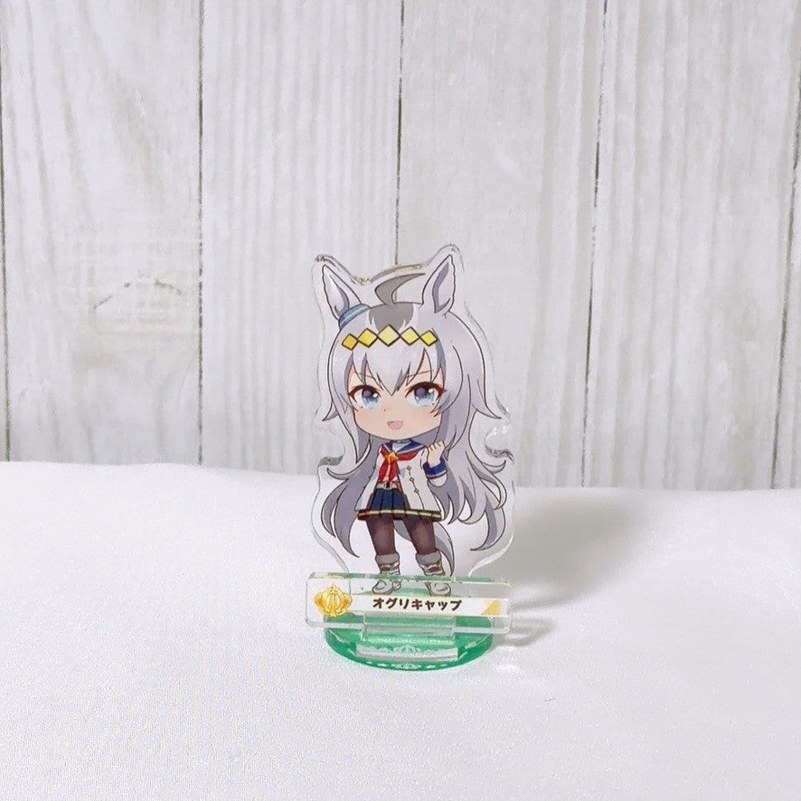 Oguri Cap & Tamamo Cross Cinderella Gray Fan Set - Umamusume Pretty Derby Acrylic Stand & Board Collection