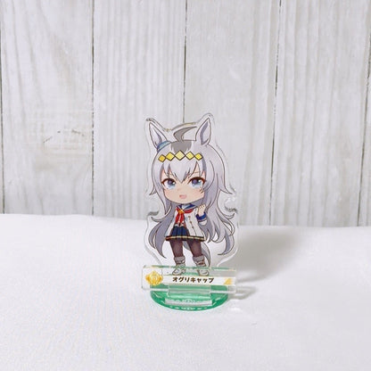 Oguri Cap & Tamamo Cross Cinderella Gray Fan Set - Umamusume Pretty Derby Acrylic Stand & Board Collection