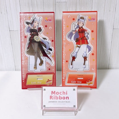 Gold Ship Acrylic Stand 2-Piece Set (Dress Ver & Racing Outfit Ver) - Umamusume: Pretty Derby