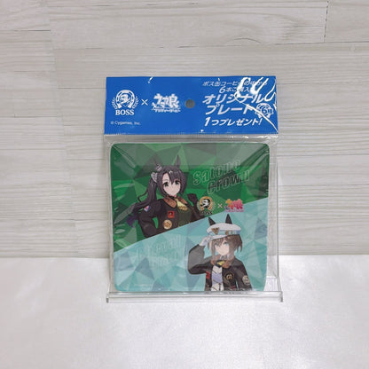 Umamusume Pretty Derby x BOSS Coffee Collab Original Plate Complete 6-Piece Set (Sealed)