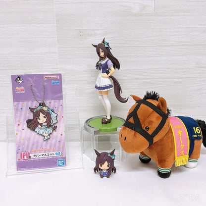 Mejiro Dober 4-Item Set - Banpresto Figure, Plush, Chokonokko & Rubber Mascot (Umamusume: Pretty Derby)