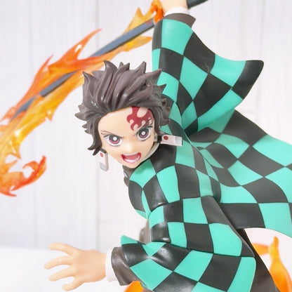 Tanjiro Kamado & Akaza Xross Link Figure and Acrylic Stand Set - Demon Slayer: Kimetsu no Yaiba 2025, Used - image 10