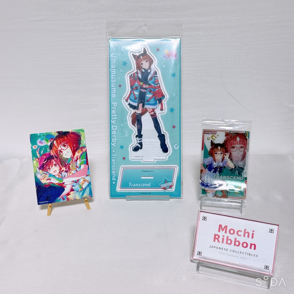 Transcend 3-Piece Set Acrylic Stand Wafer Card Ichiban Kuji - Umamusume Pretty Derby