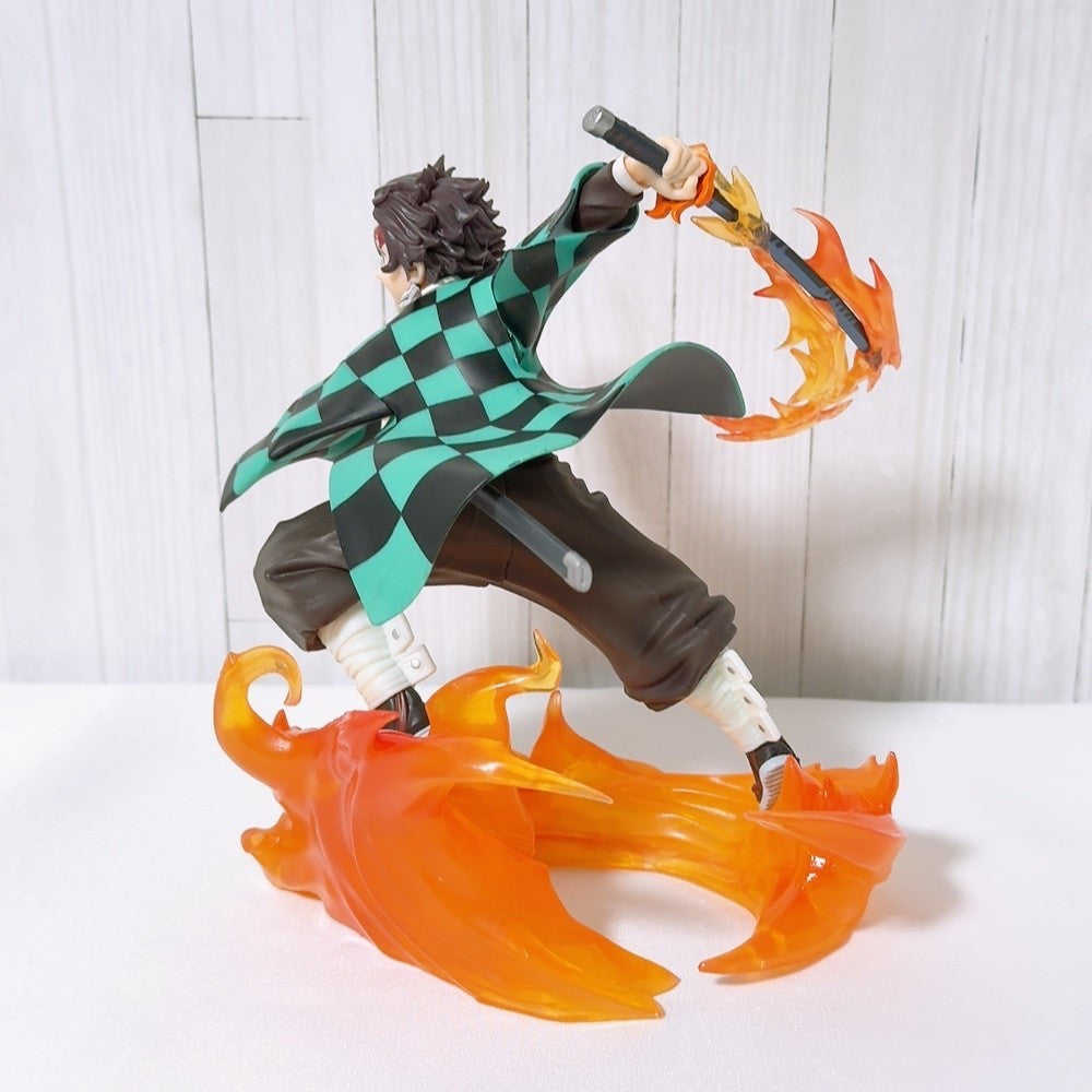 Tanjiro Kamado & Akaza Xross Link Figure and Acrylic Stand Set - Demon Slayer: Kimetsu no Yaiba 2025, Used - image 5