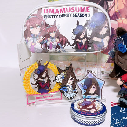 Rice Shower Rare 13-Item Collector Set - Figure Plush Keychain Acrylic Stand | Umamusume Pretty Derby