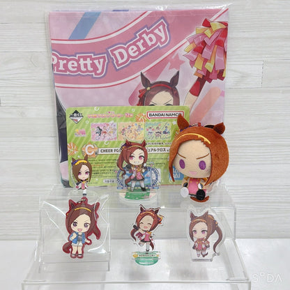 Sakura Bakushin O Special Set Mini Plush, 3 Acrylic Stands and Mascot - Umamusume Pretty Derby