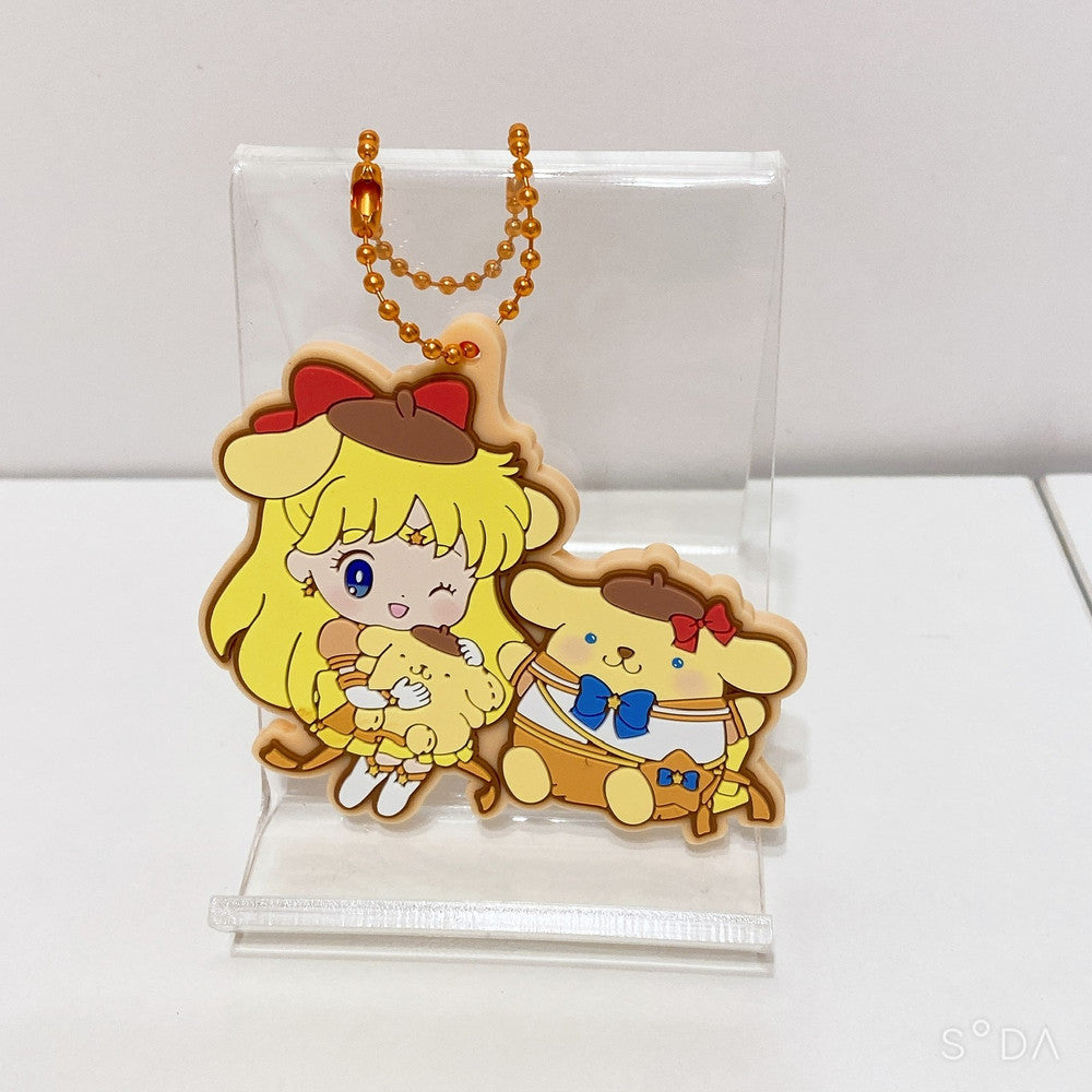 Sailor Venus x Pompompurin Acrylic Stand and Rubber Strap Set - Sailor Moon x Sanrio, Pre-owned Excellent Condition - image 2