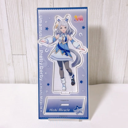 Hishi Miracle Acrylic Stand and Can Badge Set - Umamusume Pretty Derby (Used) - image 2