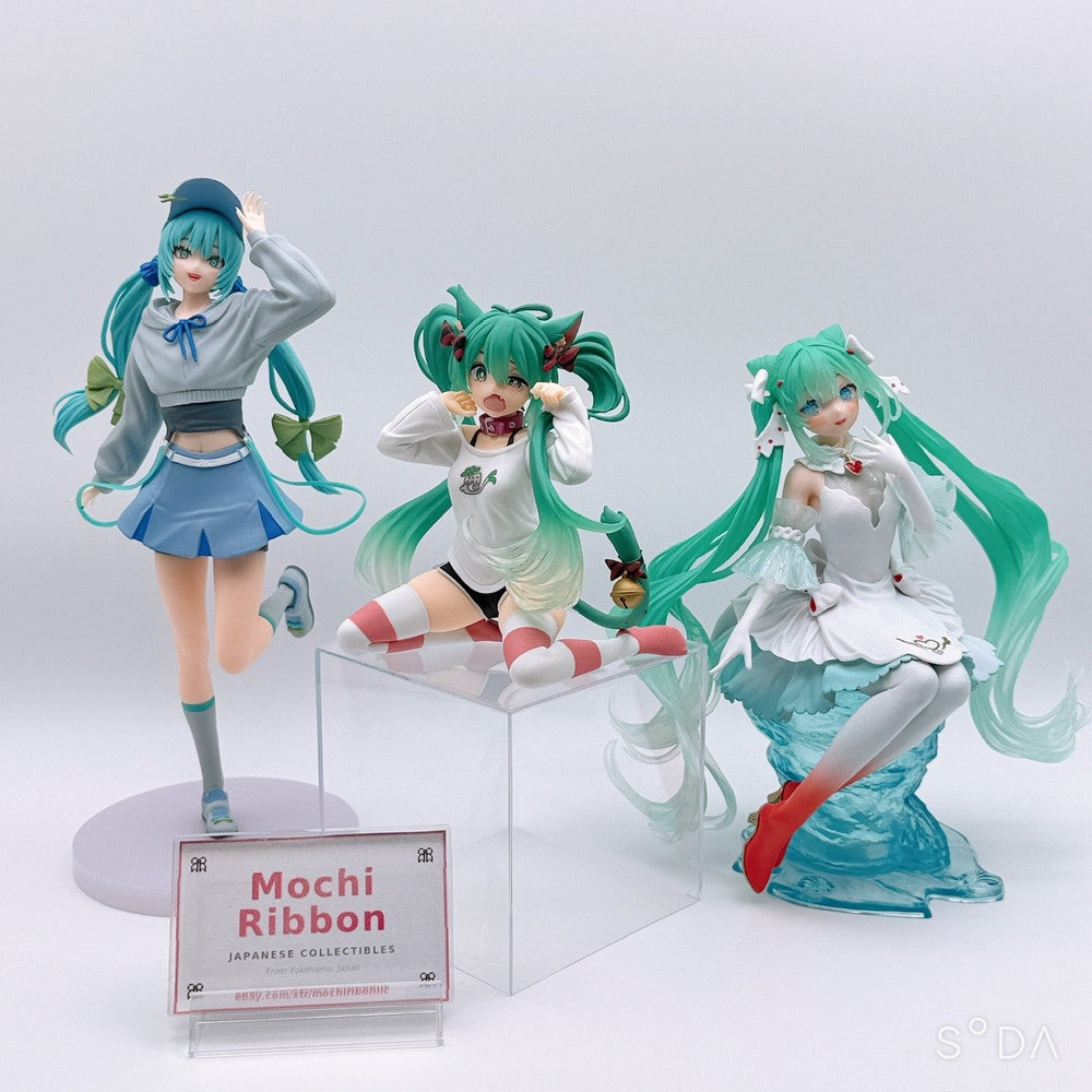 Hatsune Miku 3-Figure Set - BANPRESTO EVOLVE, Luminasta and Desktop Cute Vocaloid Figures
