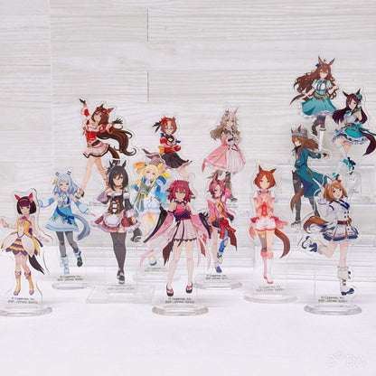 Umamusume Pretty Derby Acrylic Stand Set of 14 Characters - Pre-owned