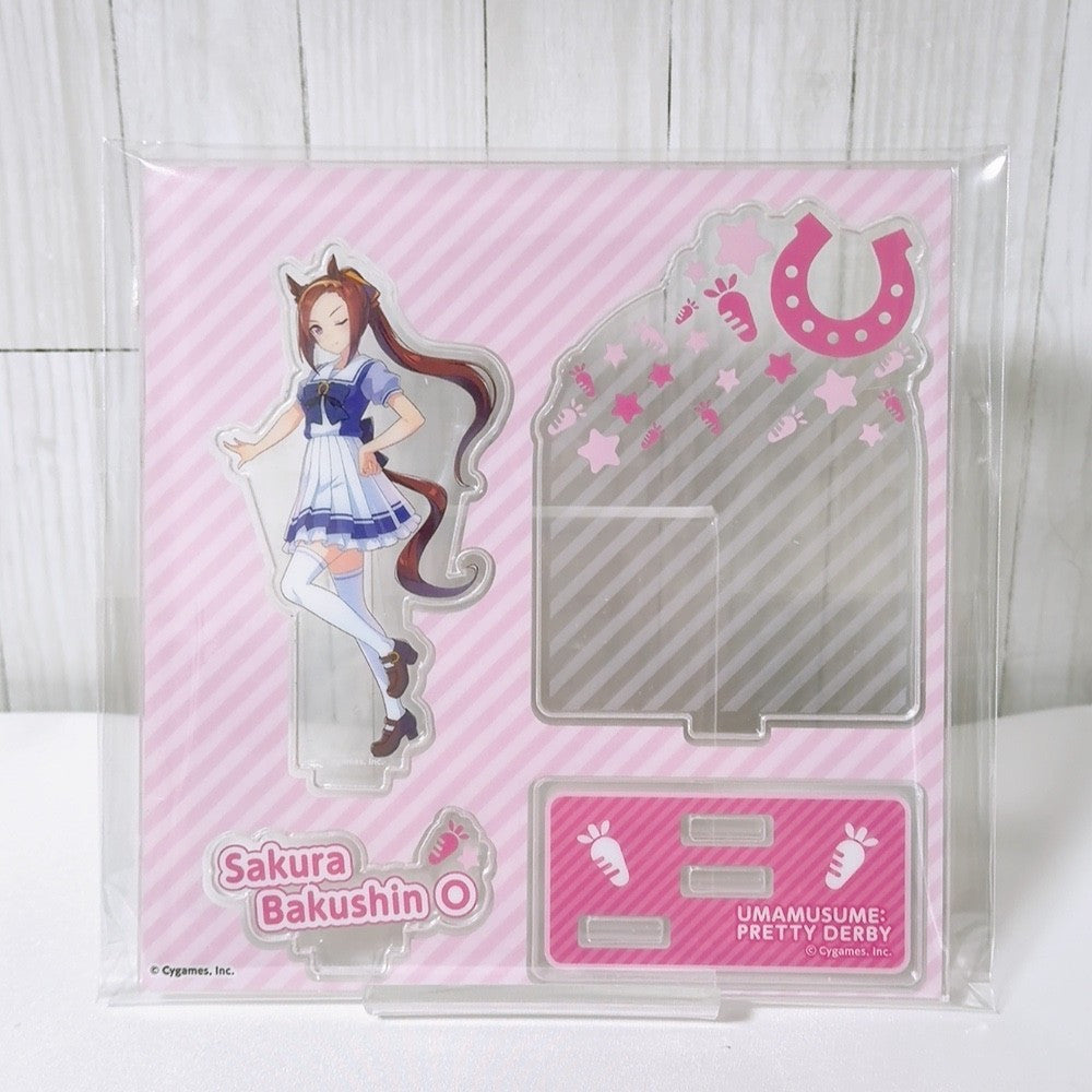Sakura Bakushin O 5-Item Fan Set - Umamusume Pretty Derby Acrylic Stands, Plush and Badge - image 4