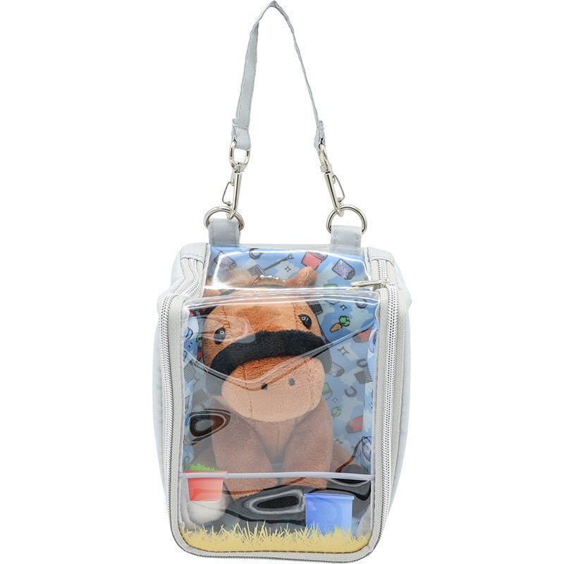 Idol Horse Travel Pouch Babou Gray for S Size Plush