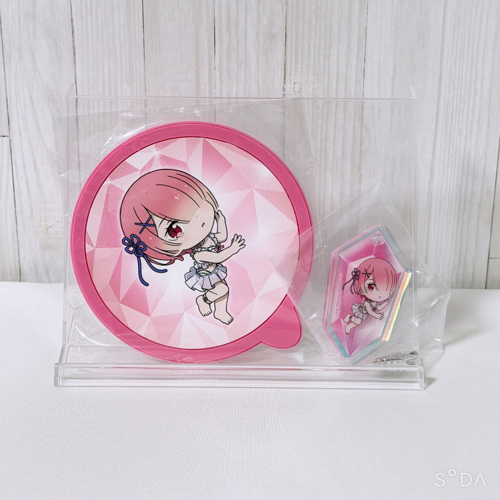 Ram & Rem Collectible Set - Re:ZERO -Starting Life in Another World- Acrylic Clock, Figures & Keychains - image 14