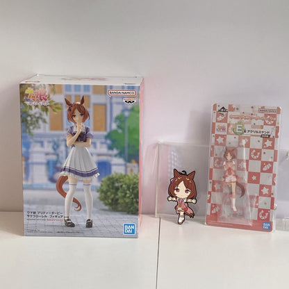 Sakura Laurel Prize Figure and Ichiban Kuji Goods Set - Umamusume Pretty Derby (Pre-owned)