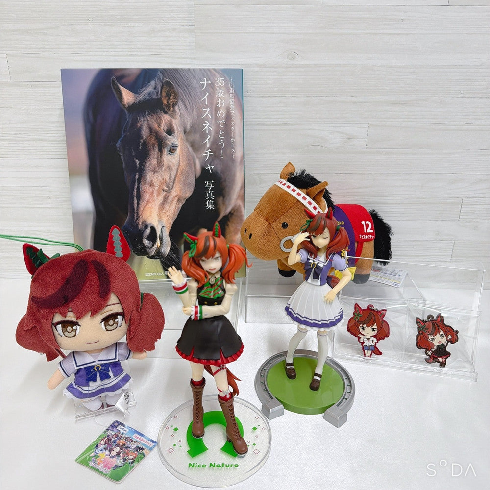 Nice Nature Ultimate Fan Set - RARE Photo Book, 2 Figures, Plush & Mascots - Umamusume: Pretty Derby