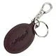 Croix du Nord Leather Keychain - Metal Relief Oval Design (JRA Official)